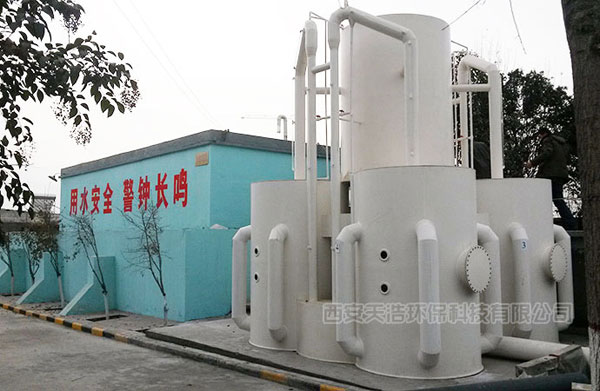 侯家庙自来水厂一体化净水设备